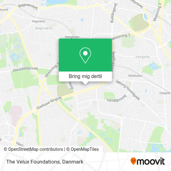 The Velux Foundations kort