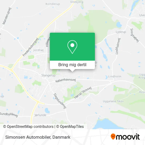 Simonsen Automobiler kort