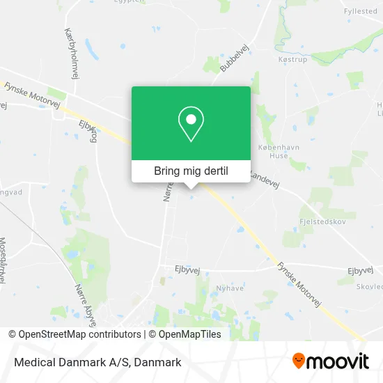 Medical Danmark A/S kort