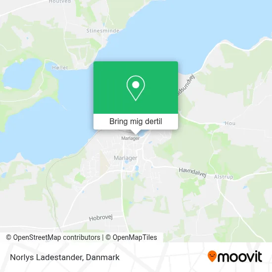 Norlys Ladestander kort