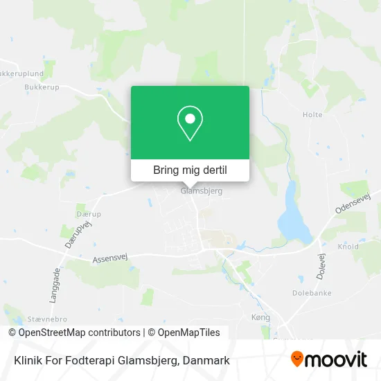 Klinik For Fodterapi Glamsbjerg kort
