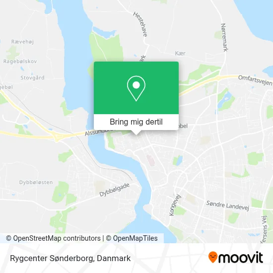 Rygcenter Sønderborg kort