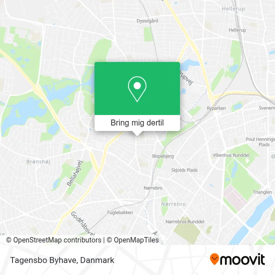 Tagensbo Byhave kort