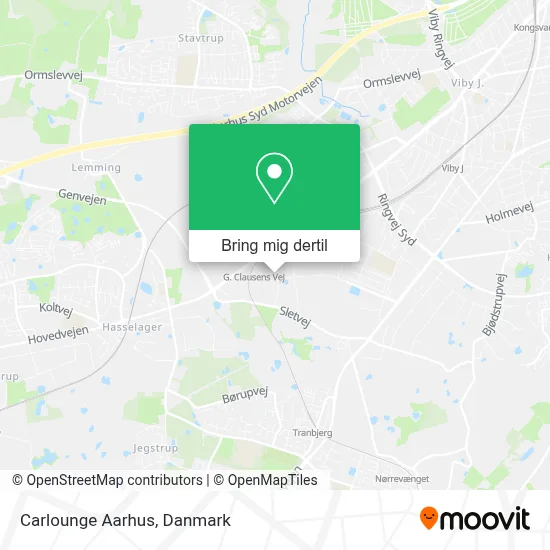 Carlounge Aarhus kort