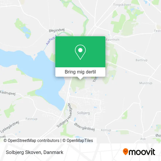 Solbjerg Skoven kort
