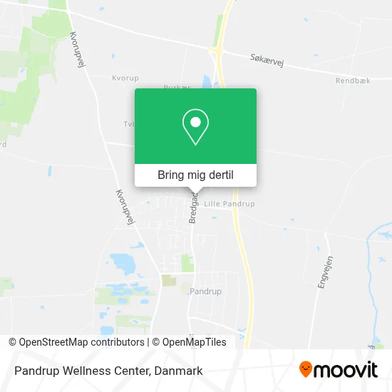 Pandrup Wellness Center kort