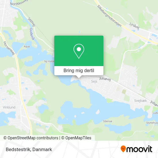 Bedstestrik kort