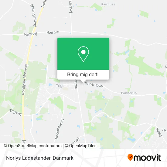 Norlys Ladestander kort