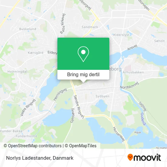 Norlys Ladestander kort