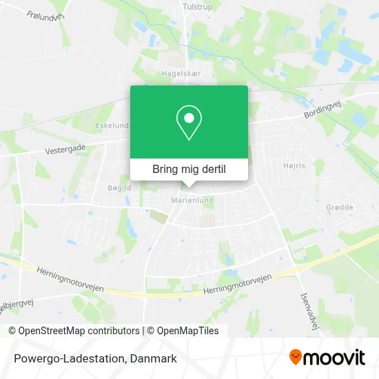 Powergo-Ladestation kort