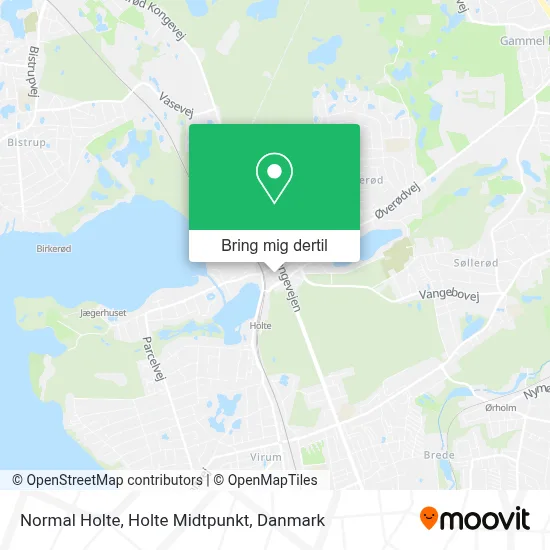 Normal Holte, Holte Midtpunkt kort