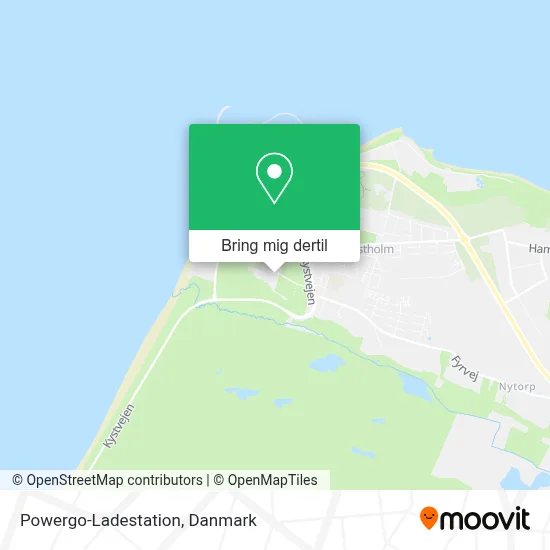 Powergo-Ladestation kort