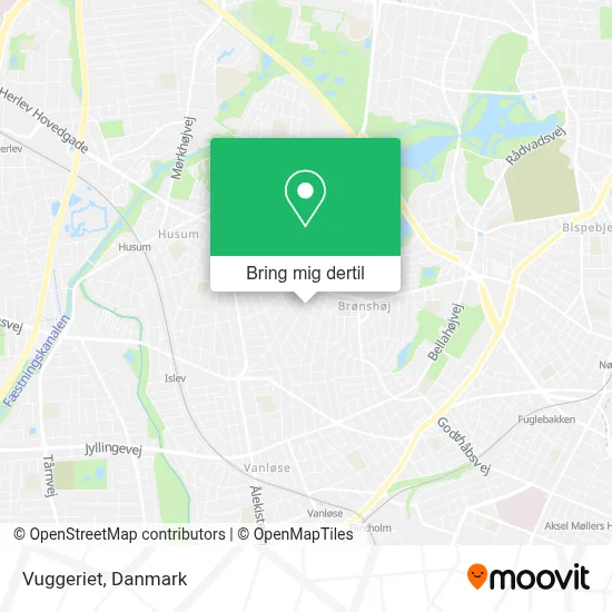 Vuggeriet kort
