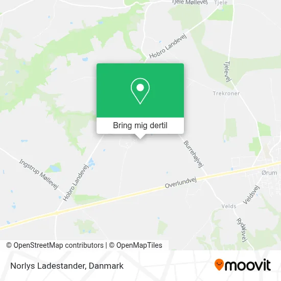 Norlys Ladestander kort