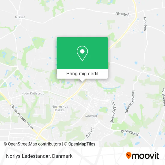 Norlys Ladestander kort