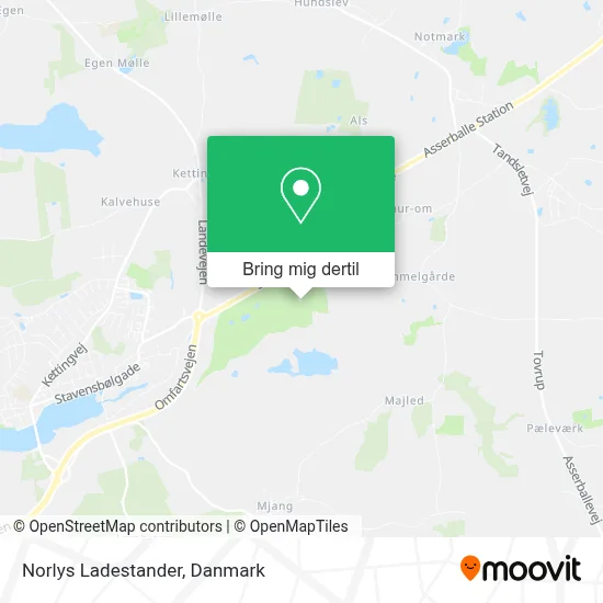 Norlys Ladestander kort