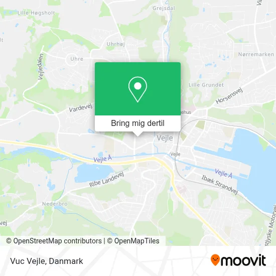 Vuc Vejle kort