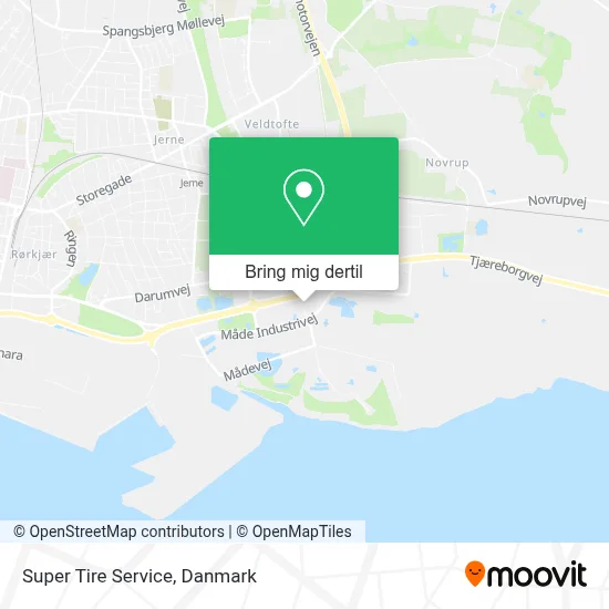 Super Tire Service kort