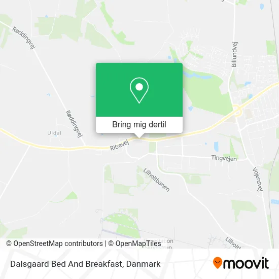 Dalsgaard Bed And Breakfast kort