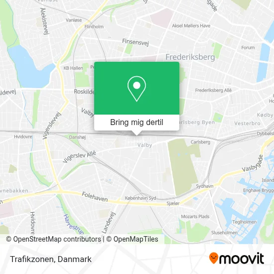 Trafikzonen kort