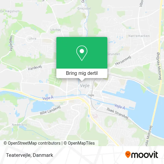 Teatervejle kort