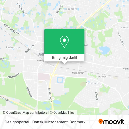 Designspartel - Dansk Microcement kort