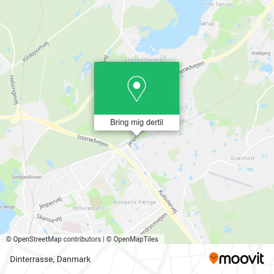 Dinterrasse kort