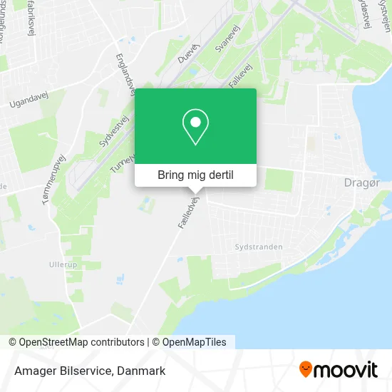 Amager Bilservice kort