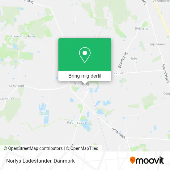 Norlys Ladestander kort