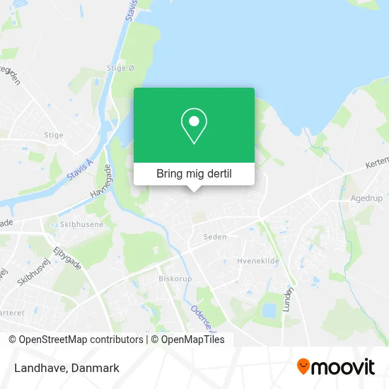 Landhave kort