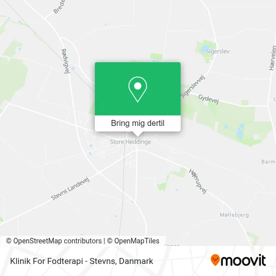 Klinik For Fodterapi - Stevns kort