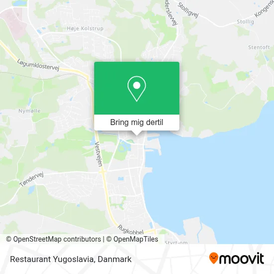 Restaurant Yugoslavia kort