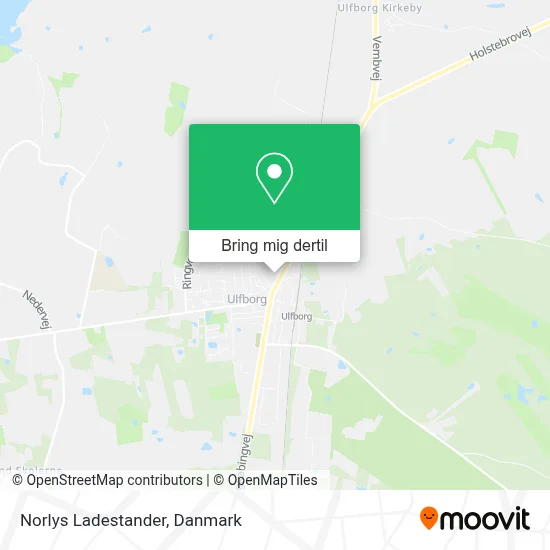Norlys Ladestander kort