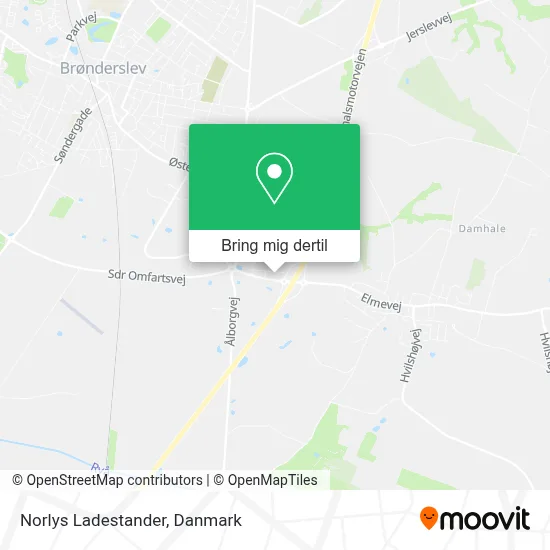 Norlys Ladestander kort
