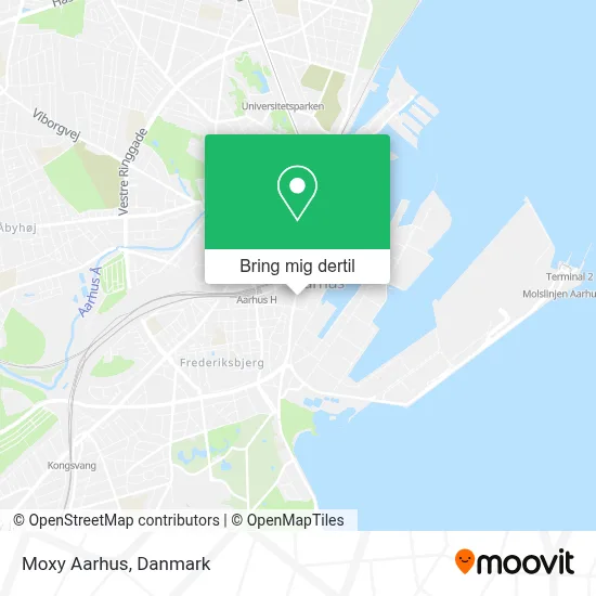 Moxy Aarhus kort