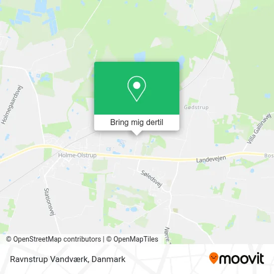 Ravnstrup Vandværk kort