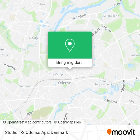 Studio 1-2 Odense Aps kort