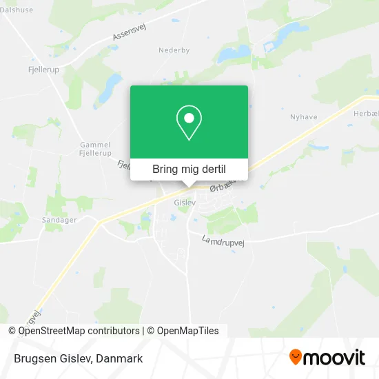 Brugsen Gislev kort
