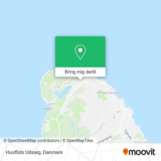 Husflids Udsalg kort