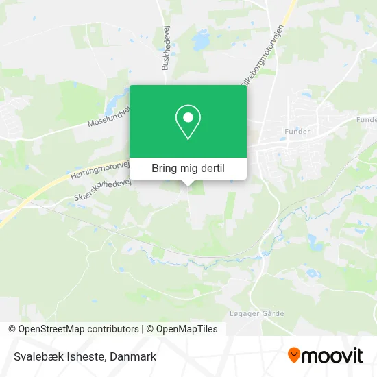 Svalebæk Isheste kort