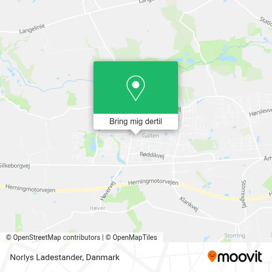 Norlys Ladestander kort