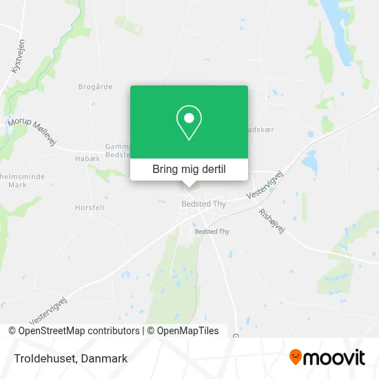 Troldehuset kort