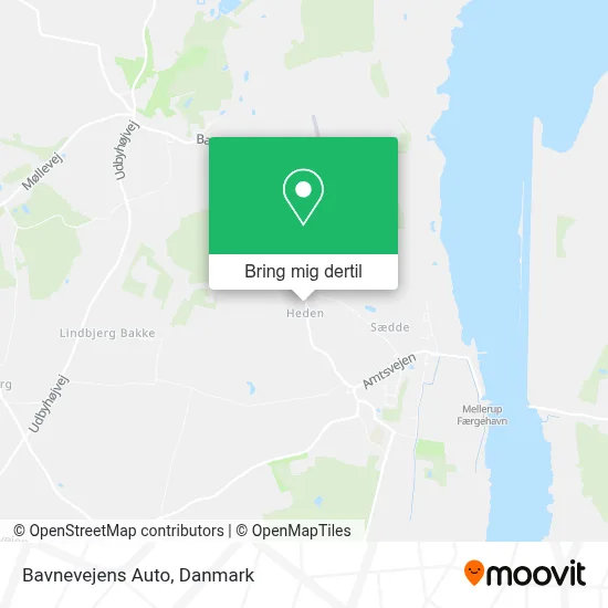Bavnevejens Auto kort