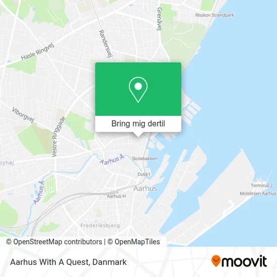 Aarhus With A Quest kort