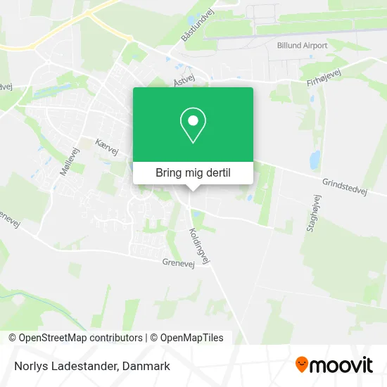 Norlys Ladestander kort