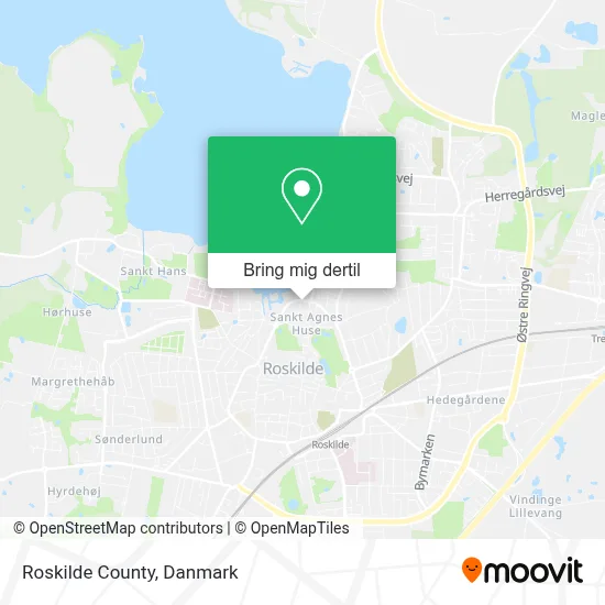 Roskilde County kort