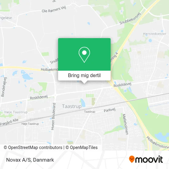 Novax A/S kort