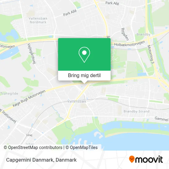 Capgemini Danmark kort
