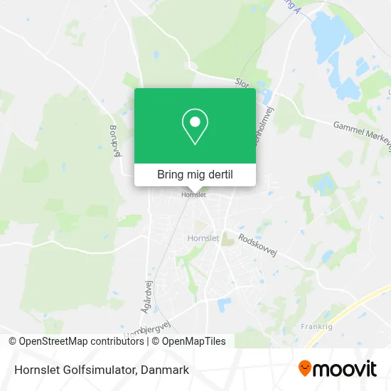 Hornslet Golfsimulator kort