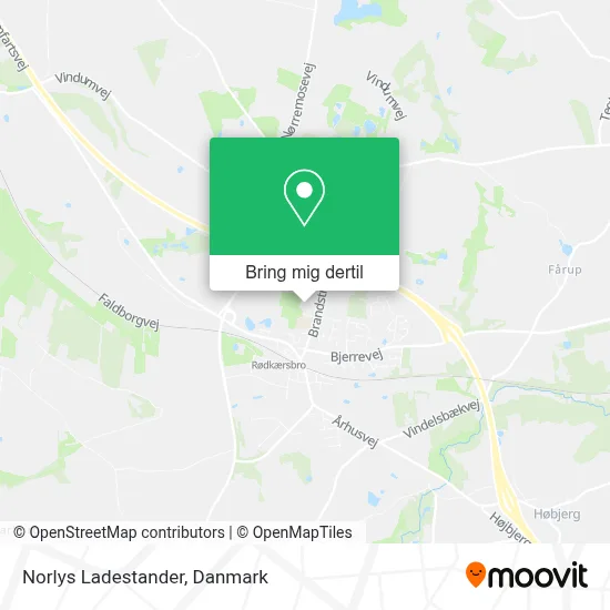 Norlys Ladestander kort